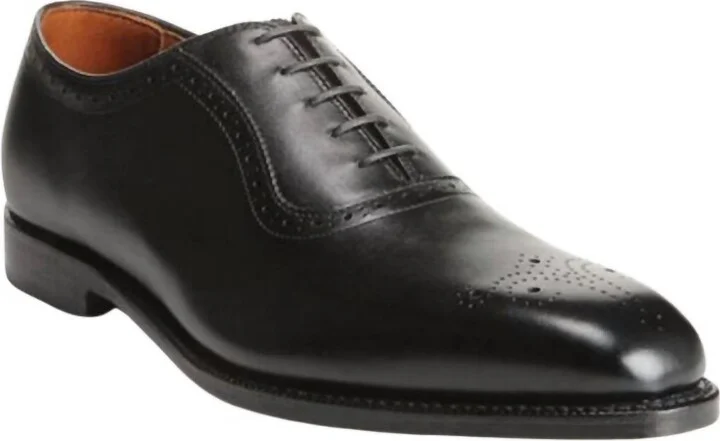 Men's Cornwallis Lace Up Oxford Shoes In Black