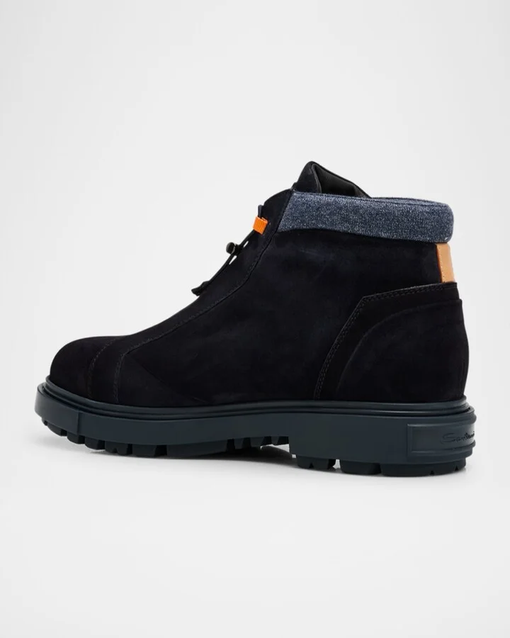 Men's Corvat Shearling-Lined Ankle Boots - Image 2