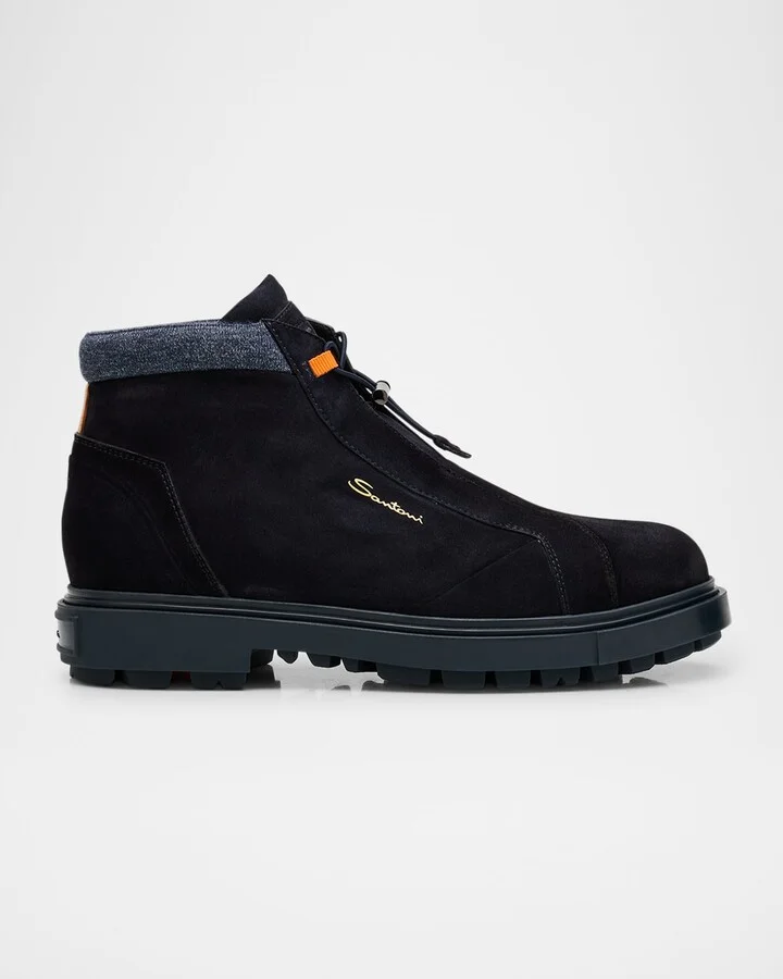 Men's Corvat Shearling-Lined Ankle Boots