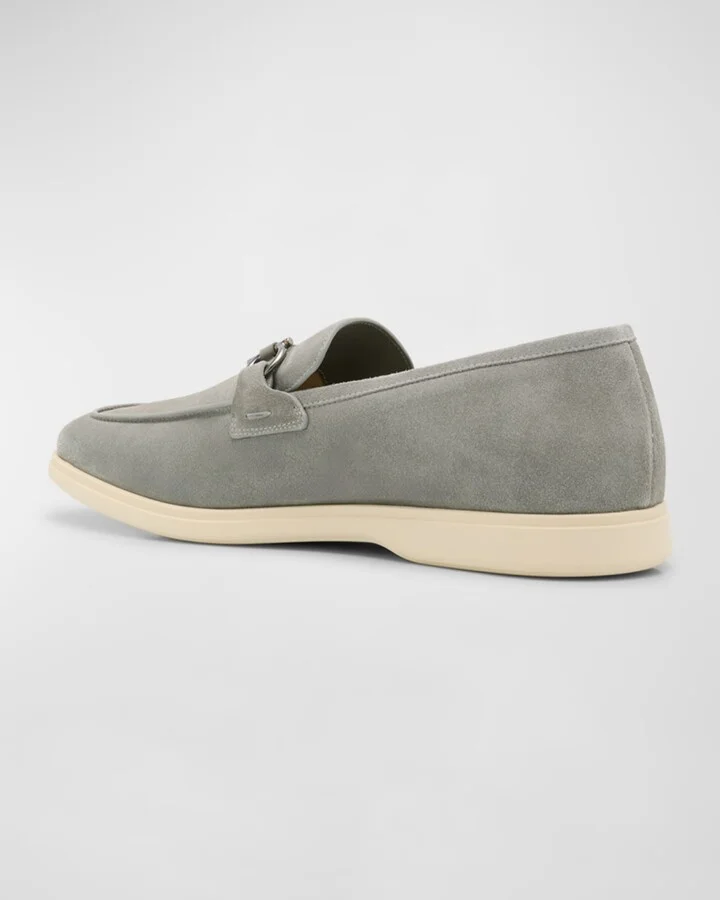 Men's Cosimo Leather Gancini Bit Loafers - Image 4