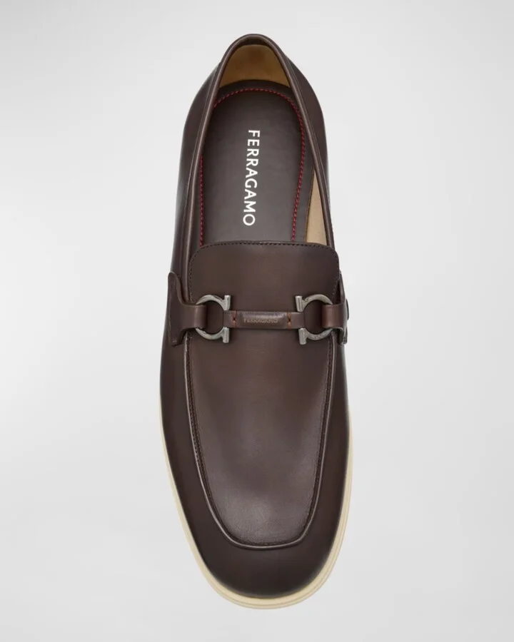 Men's Cosimo Leather Ganicni Bit Loafers - Image 5