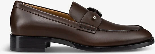 Mens Cosme Chambelimoc Chunky-Heel Leather Derby Shoes Eur 43 / 9 Uk Men