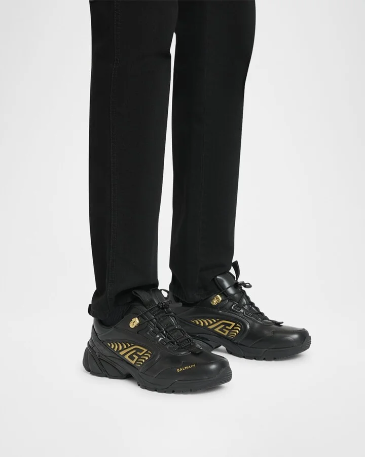 Men's Cosmic Dust Mix Material Sneakers - Image 7