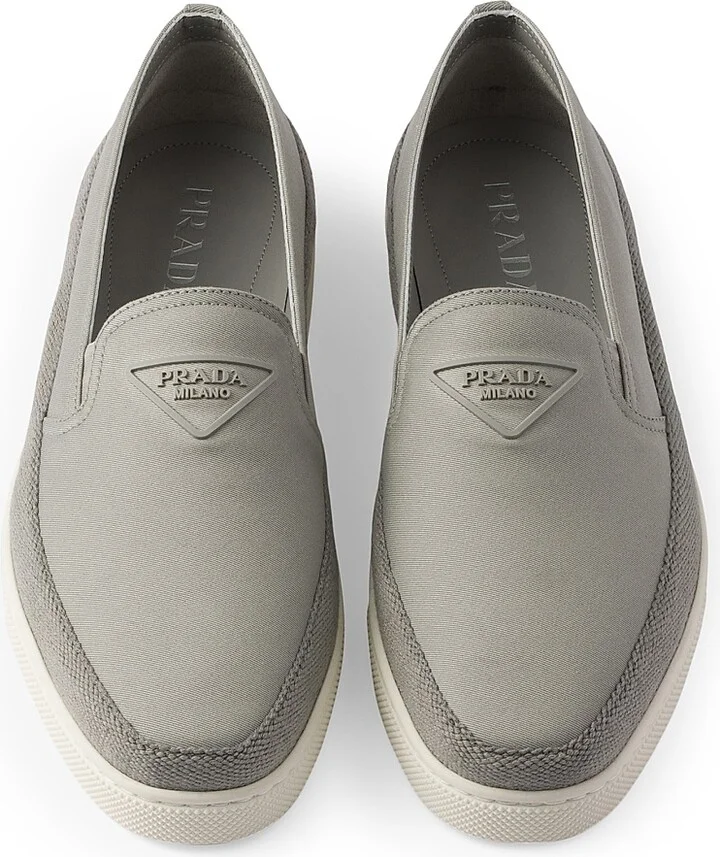 Men's Cotton Canvas Slip-Ons - Beige Khaki - Size 9 - Image 6