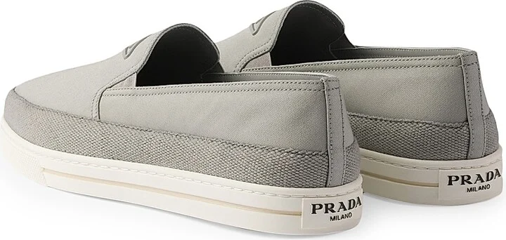 Men's Cotton Canvas Slip-Ons - Beige Khaki - Size 9 - Image 7