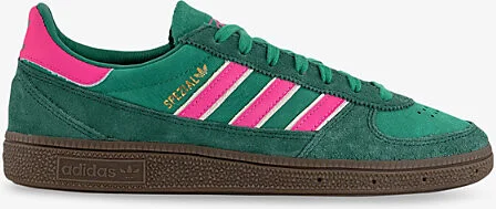 Mens Court Green Lucid Pink O Handball Spezial Wm Suede Low-Top Trainers 4