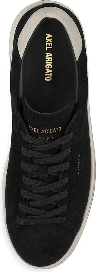 Men's Court Suede Low-Top Sneakers - Black Off White - Size 7 - Image 3