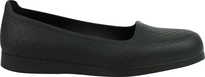 Men's Cover Diamante Pattern Black Rubber Overshoe - Image 6