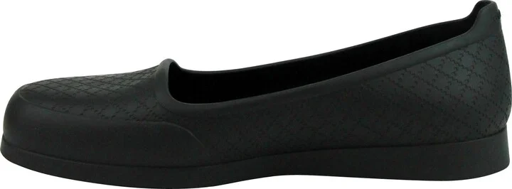 Men's Cover Diamante Pattern Black Rubber Overshoe - Image 7
