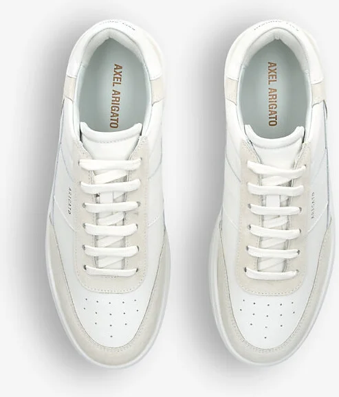 Mens Cream Comb Orbit Chunky-Sole Leather Low-Top Trainers Eur 46 / 12 Uk Men - Image 2