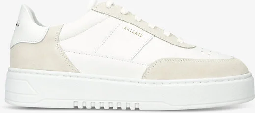 Mens Cream Comb Orbit Chunky-Sole Leather Low-Top Trainers Eur 46 / 12 Uk Men