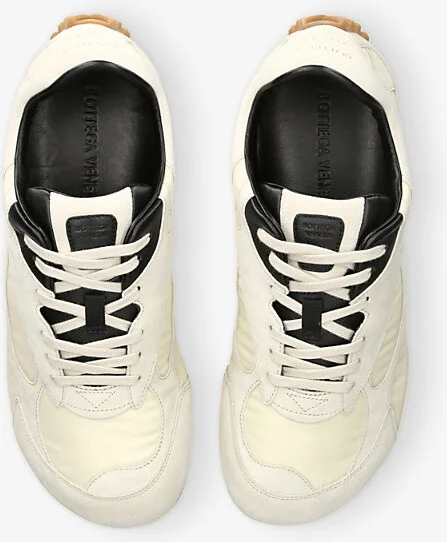 Mens Cream Comb Orbit Flash Suede and Nylon Low-Top Trainers Eur 41 / 7 Uk Men - Image 2