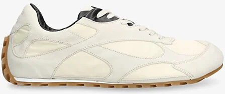 Mens Cream Comb Orbit Flash Suede and Nylon Low-Top Trainers Eur 41 / 7 Uk Men