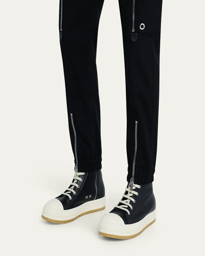 Men's Creep Leather High-Top Sneakers - Image 5