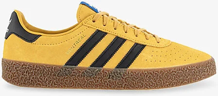Mens Crew Yellow Black Gum Montreal Suede Trainers 10