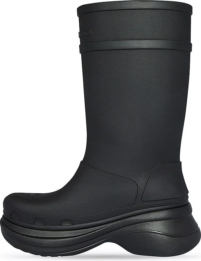 Men's Croc Boots - Black - Size 7 - Image 4