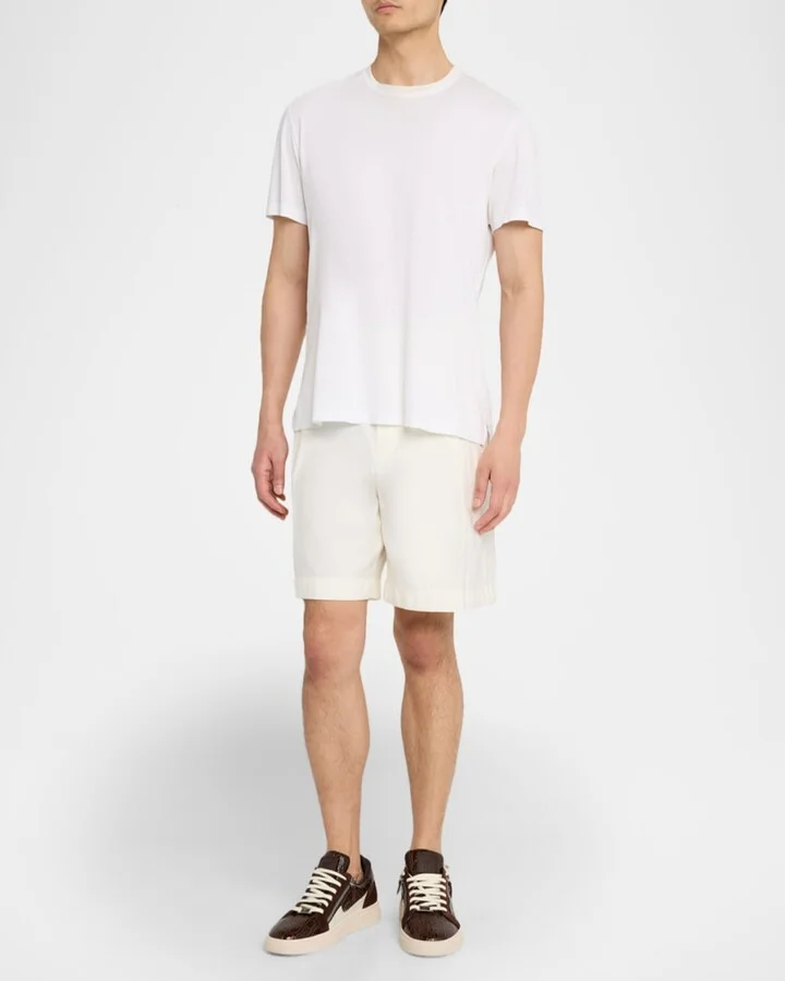 Men's Croc-Effect and Suede Zip-Up Sneakers - Image 6