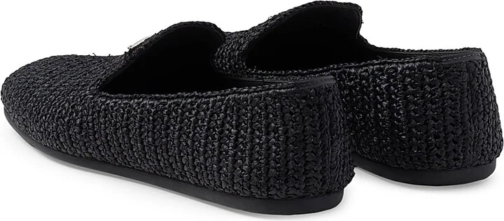 Men's Crochet Slip-On Shoes - Black - Size 7.5 - Image 4
