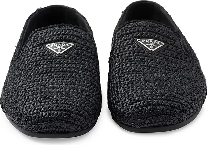 Men's Crochet Slip-On Shoes - Black - Size 7.5 - Image 5