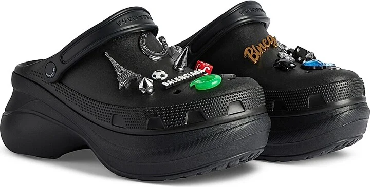 Men's Crocs Jibbitz Mules - Black - Size 6 - Image 2