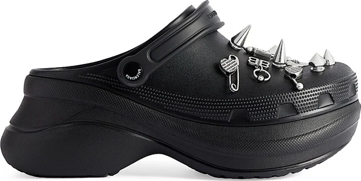 Men's Crocs Mules Jibbitz - Black - Size 6