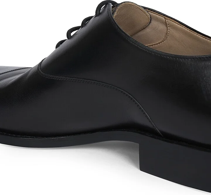 Men's Crown Leather Oxfords - Black - Size 7 - Image 6