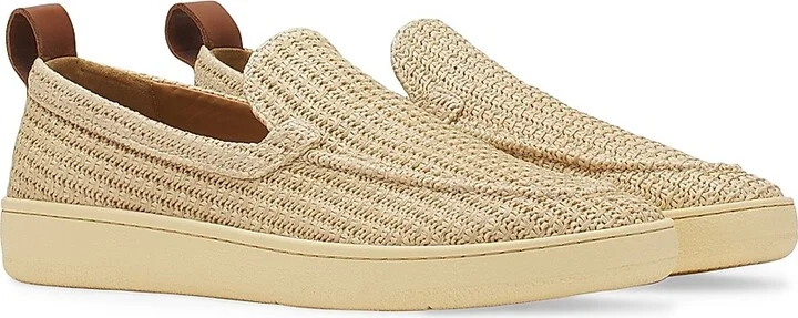Men's Cruiser Raffia Moccasin Loafers - Natural - Size 6 - Image 2
