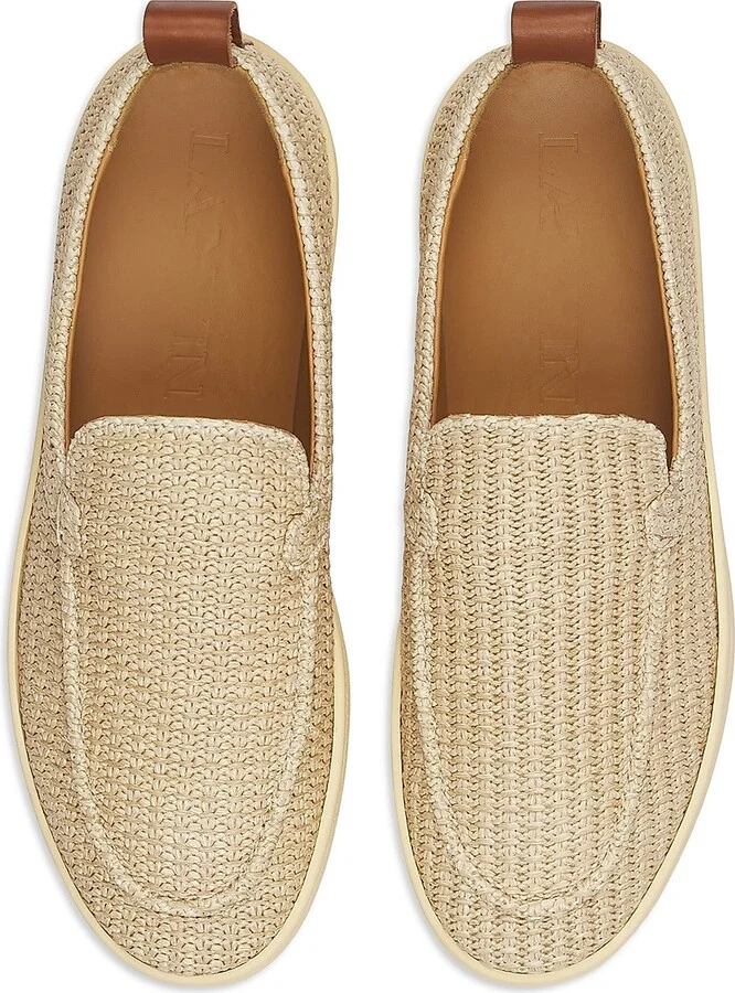 Men's Cruiser Raffia Moccasin Loafers - Natural - Size 6 - Image 3