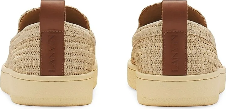 Men's Cruiser Raffia Moccasin Loafers - Natural - Size 6 - Image 4