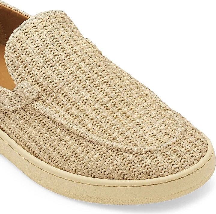 Men's Cruiser Raffia Moccasin Loafers - Natural - Size 6 - Image 5