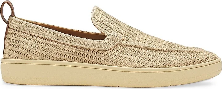 Men's Cruiser Raffia Moccasin Loafers - Natural - Size 6