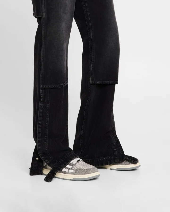 Men's Crystal Skel Low-Top Sneakers - Image 8