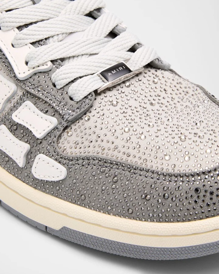 Men's Crystal Skel Low-Top Sneakers - Image 9