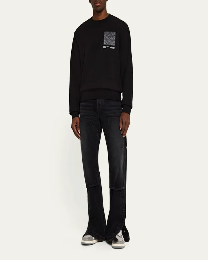 Men's Crystal Skel Low-Top Sneakers - Image 6