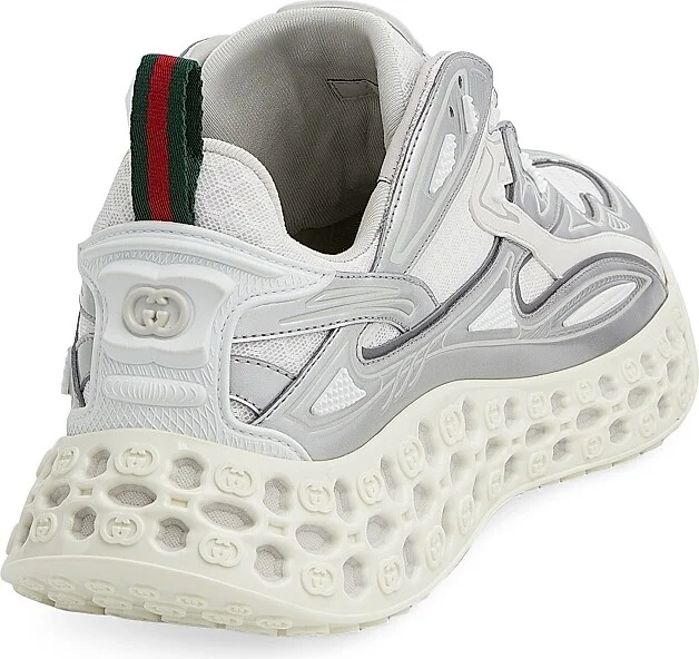 Men's Cub3d Low-Top Sneakers - Silver - Size 8 - Image 3