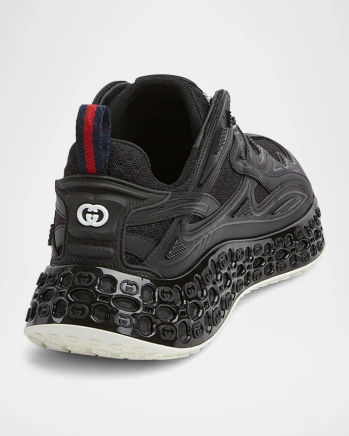 Men's cub3d Matte Demetra and Mesh Runner Sneakers - Image 3