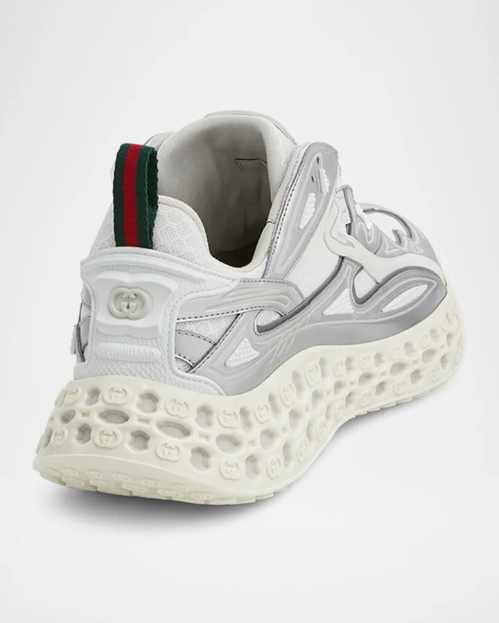 Men's cub3d Metallic Demetra and Mesh Runner Sneakers - Image 9