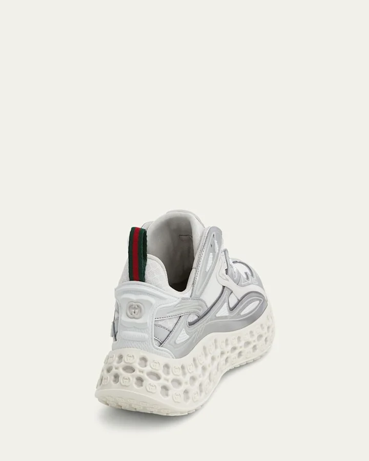 Men's cub3d Metallic Demetra and Mesh Runner Sneakers - Image 2