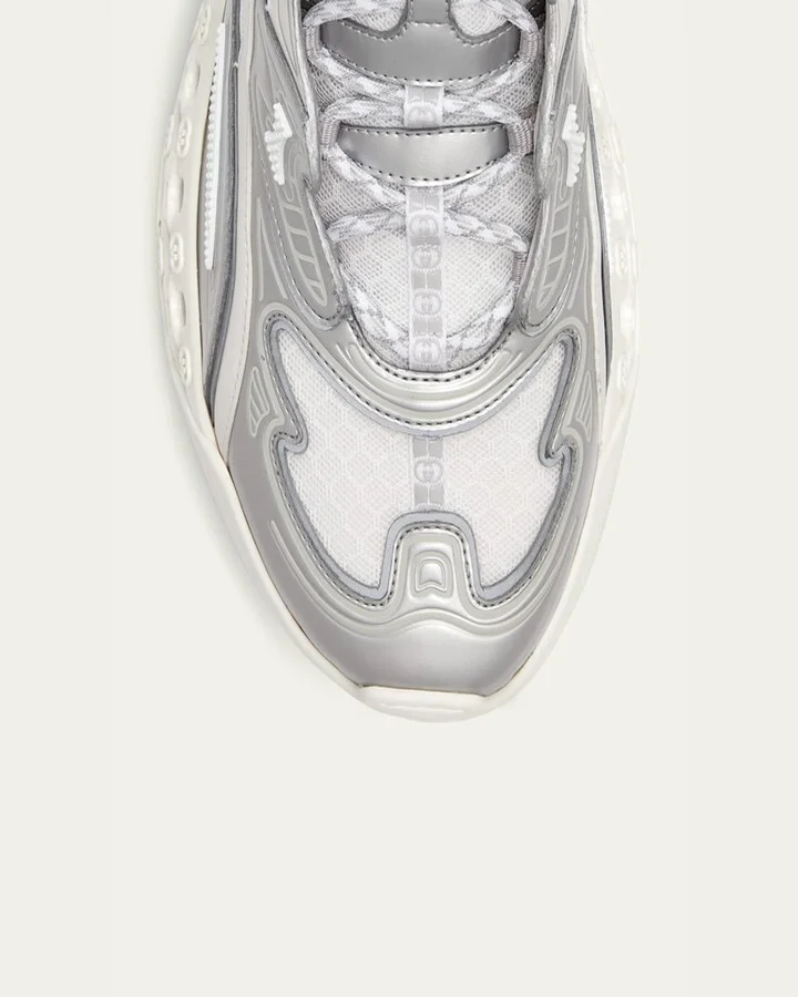 Men's cub3d Metallic Demetra and Mesh Runner Sneakers - Image 4