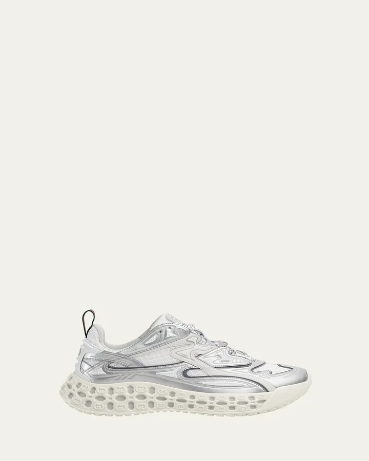 Men's cub3d Metallic Demetra and Mesh Runner Sneakers
