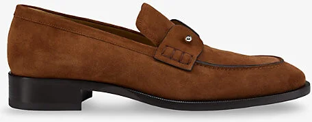 Mens Cuir Chambelimoc Leather Loafers Eur 42 / 8 Uk Men