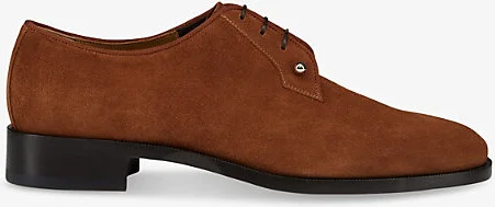Mens Cuir Chambeliss Suede Derby Shoes Eur 41.5 / 7.5 Uk Men
