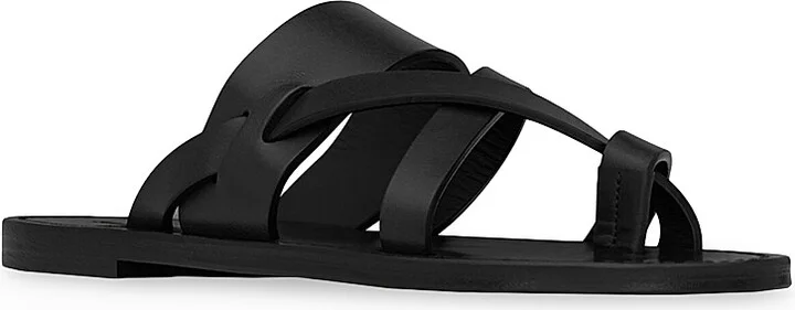 Men's Culver Mules in Smooth Leather - Black - Size 7 - Image 3