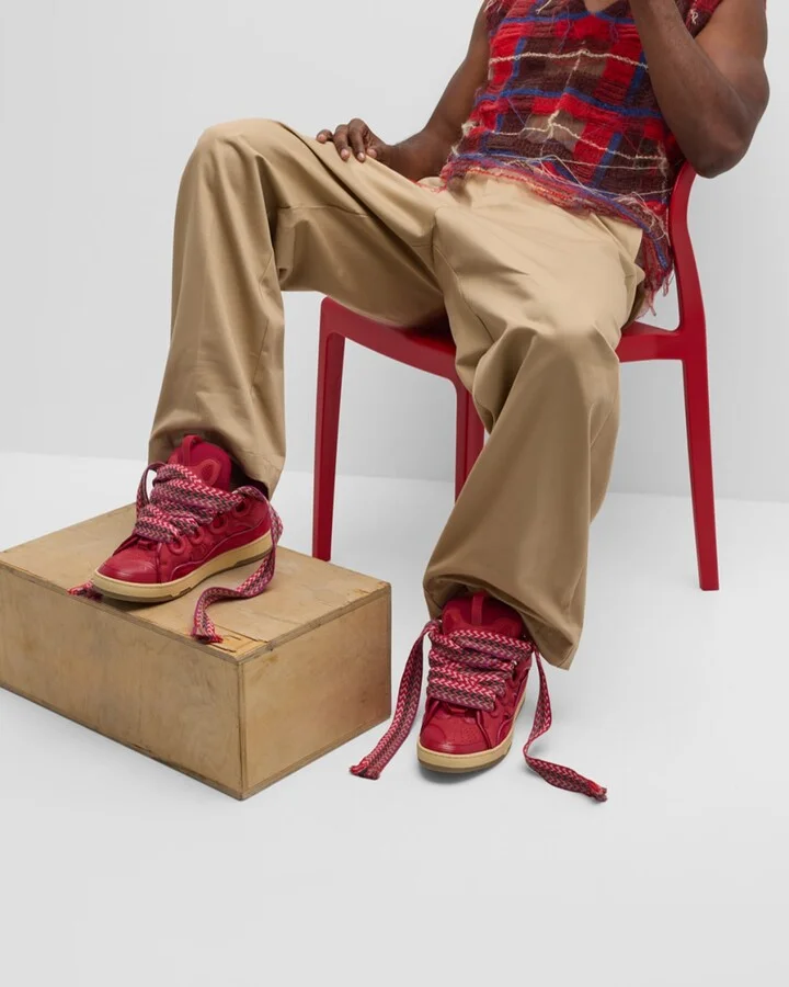 Men's Curb Chunky Low-Top Sneakers - Image 2