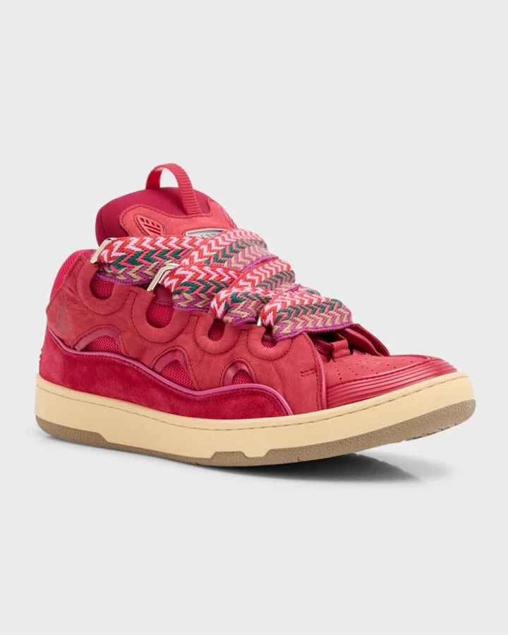 Men's Curb Chunky Low-Top Sneakers - Image 4