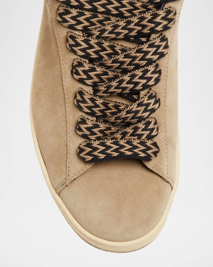Men's Curb Lite Leather Low-Top Sneakers - Image 6
