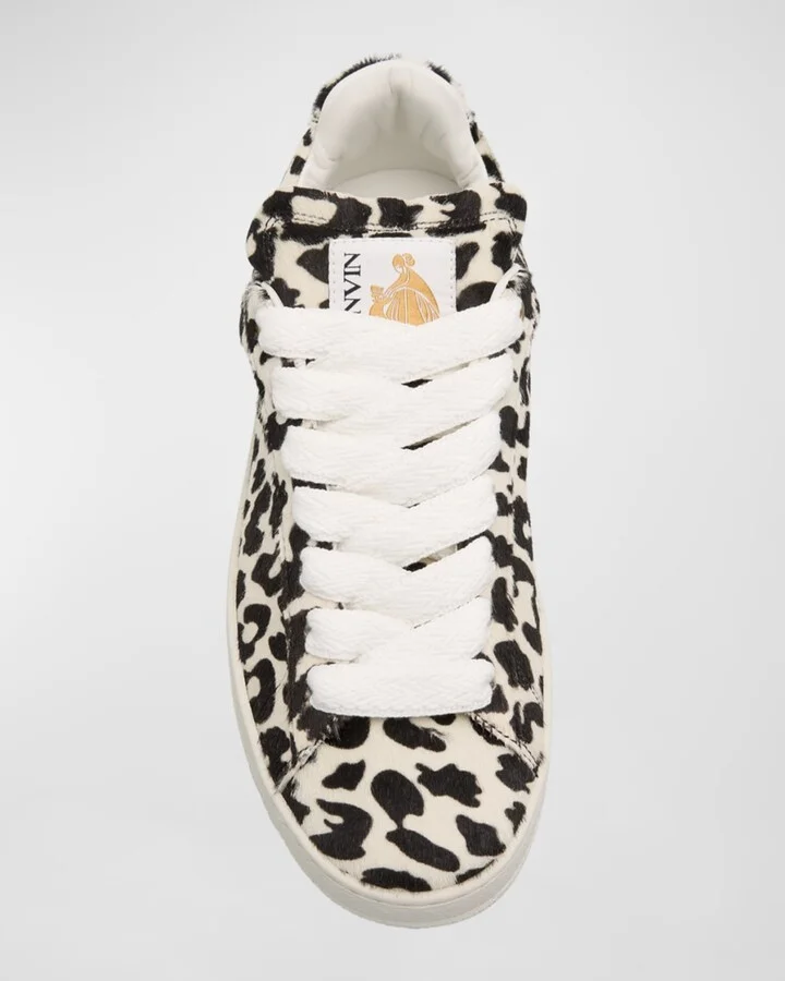 Men's Curb Lite Printed Calf Hair Sneakers - Image 4