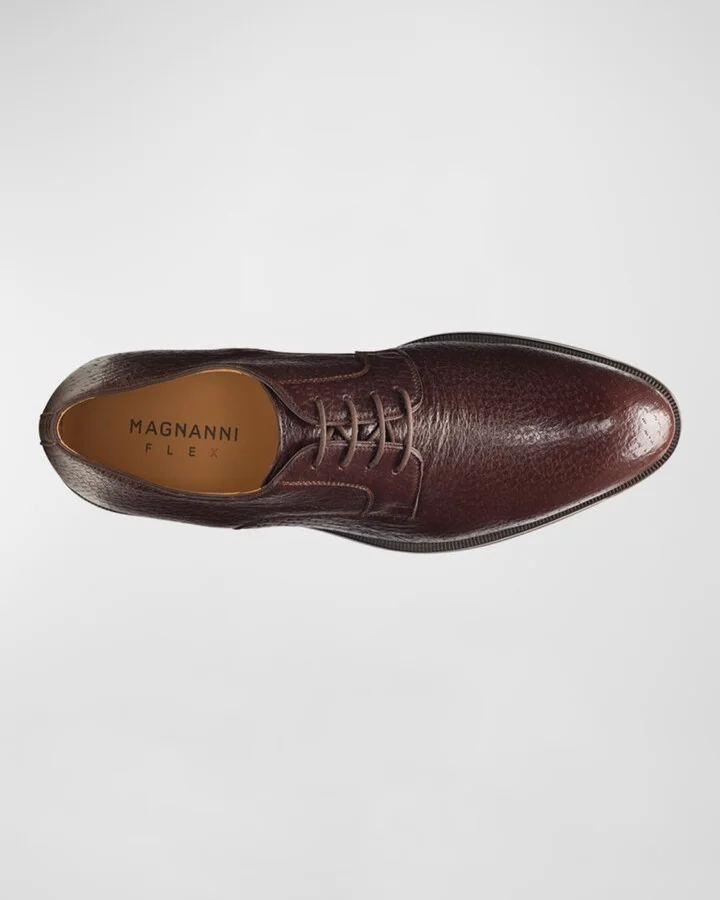 Men's Cusco Peccary Leather Derby Shoes - Image 2