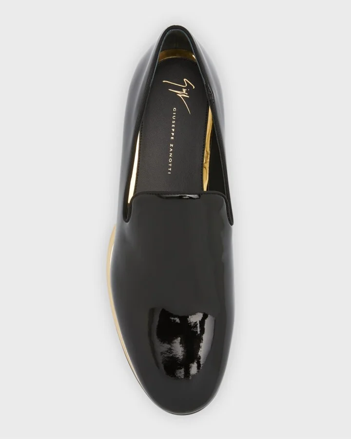 Men's Cut 15 Patent Leather Loafers - Image 4