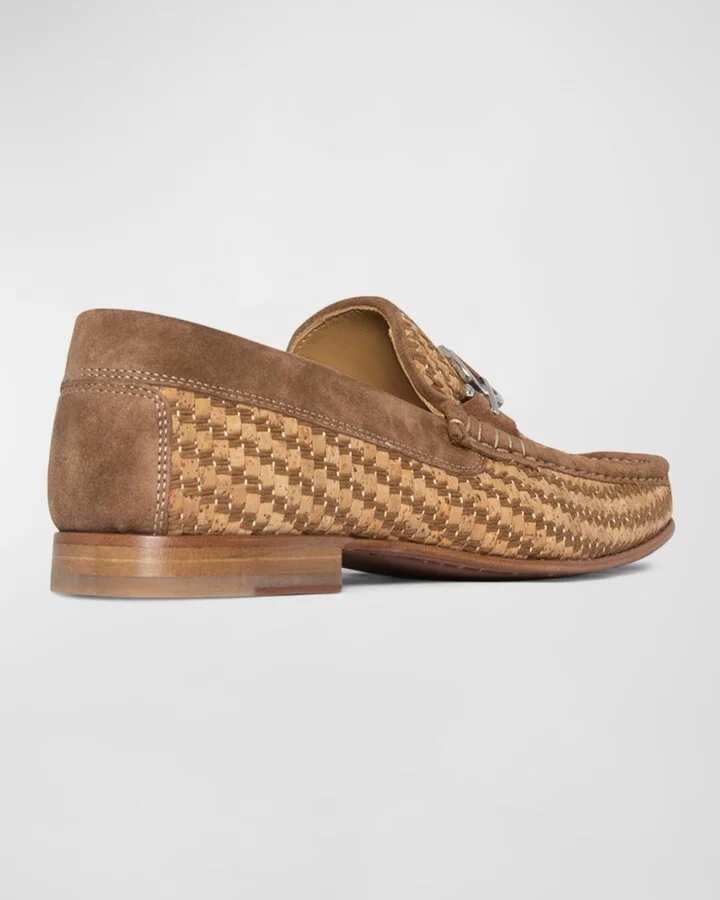 Men's Dacio Woven Cork Bit Loafers - Image 2